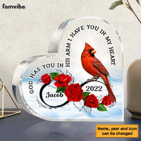 Personalized Cardinal Memorial Gift For Loss Acrylic Plaque 22637 thumb 1