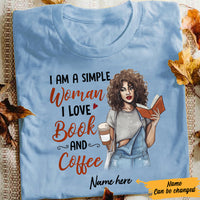 Personalized I Am A Simple BWA Coffee T Shirt AG281 29O57 thumb 1
