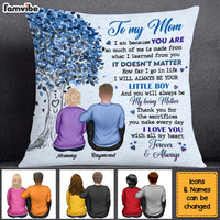 Personalized Gift For Mom From Son Pillow 31976 thumb 1