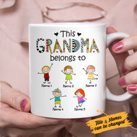 Personalized Mom Grandmother Belongs To Mug FB224 81O53 thumb 1