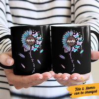 Personalized Mom Grandma Sunflower Mug AP21 95O36 thumb 1