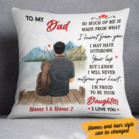Personalized Dad Fishing Pillow MR101 30O60 (Insert Included) thumb 1