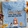 Personalized Dog Mom T Shirt JN181 30O58 1
