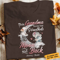 Personalized Grandma Elephant T Shirt JN152 95O34 thumb 1