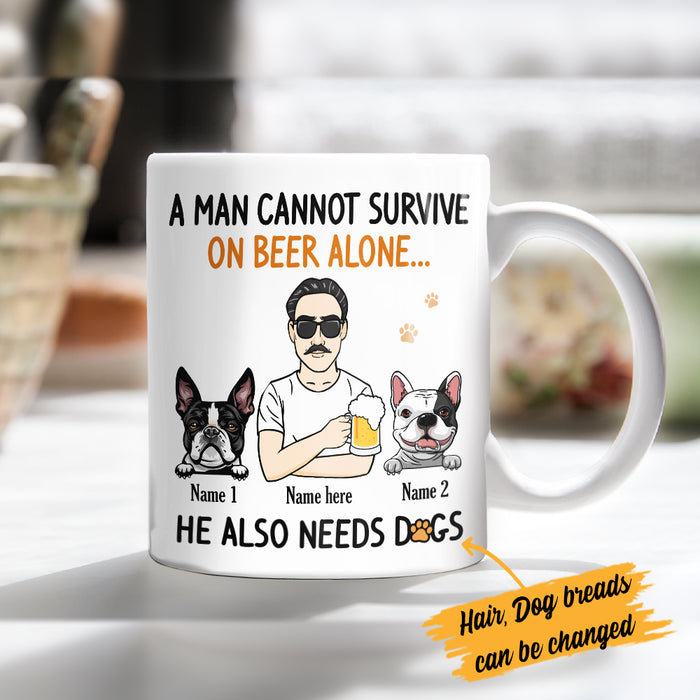 Personalized Dog Dad Mug MY112 30O34 1