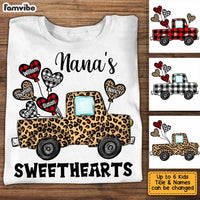 Personalized Grandma's Sweethearts Buffalo Plaid Truck Shirt - Hoodie - Sweatshirt OB254 30O34 thumb 1