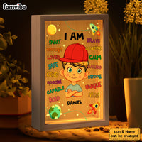 Personalized Gift For Grandson I Am Smart Picture Frame Light Box 31557 thumb 1