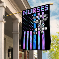 Nurse Back The Blue Police Flag JL111 81O34 thumb 1