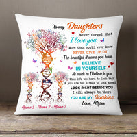 Personalized Grandma Granddaughter Mom Daughter Pillow MR41 26O58 thumb 1