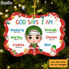 Personalized Christmas Gift For Grandson God Says I Am Benelux Ornament 30196 1