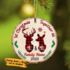 Personalized Deer Hunting Couple First Christmas  Ornament SB93 26O53 1
