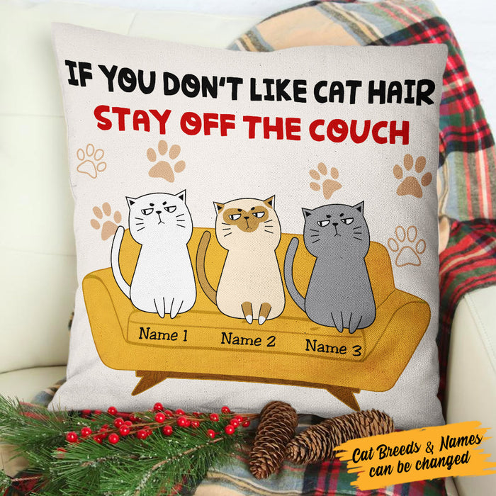 Personalized Cat Hair Furniture  Pillow NB308 81O53 (Insert Included) 1