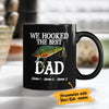 Personalized Dad Fishing  Black Mug MY151 95O36 1