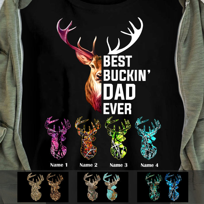 Personalized Hunting Dad Grandpa T Shirt MY252 26O47 1