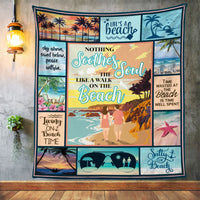 A Walk On The Beach Fleece Blanket JN272 30O58 thumb 1