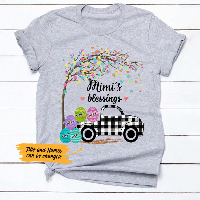 Personalized Grandma Peeps Easter Truck T Shirt FB191 81O36 1