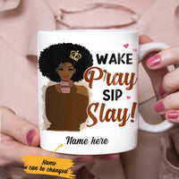 Personalized BWA Coffee Wake Pray Sip Mug AG281 30O36 thumb 1