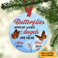 Personalized Butterflies Are Near Memorial Ornament SB236 30O47 thumb 1
