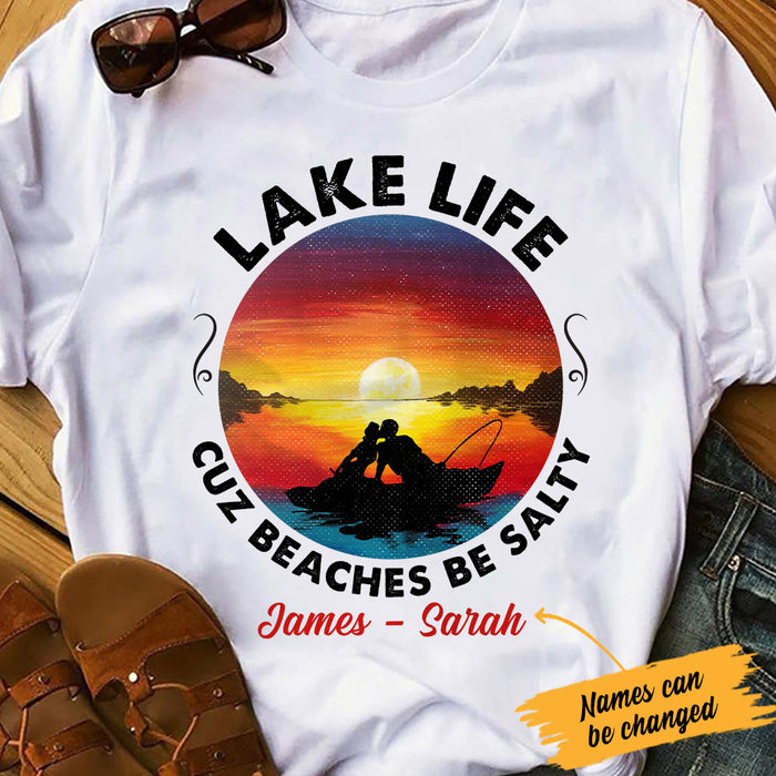 Personalized Lake Life White T Shirt JL21 95O60 1