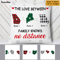 Personalized The Love Between Family Knows No Distance  Pillow NB182 73O53 thumb 1