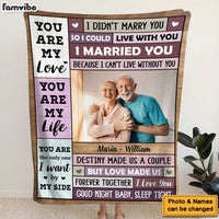 Personalized Gift For Couple The Love Of My Life Blanket 31514 thumb 1