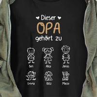 Personalized Opa German Grandpa Belongs T Shirt AP911 30O57 thumb 1
