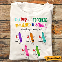 Personalized Teacher Squad Back To School T Shirt JN282 95O47 thumb 1