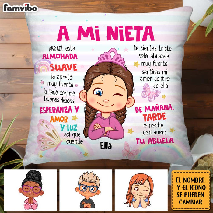 Personalized Gift For Grandson Construction Spanish Pillow 31018 1