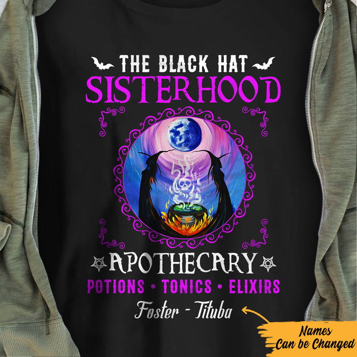 Personalized Witch Friends Sisterhood Apothecary T Shirt AG241 95O57 1