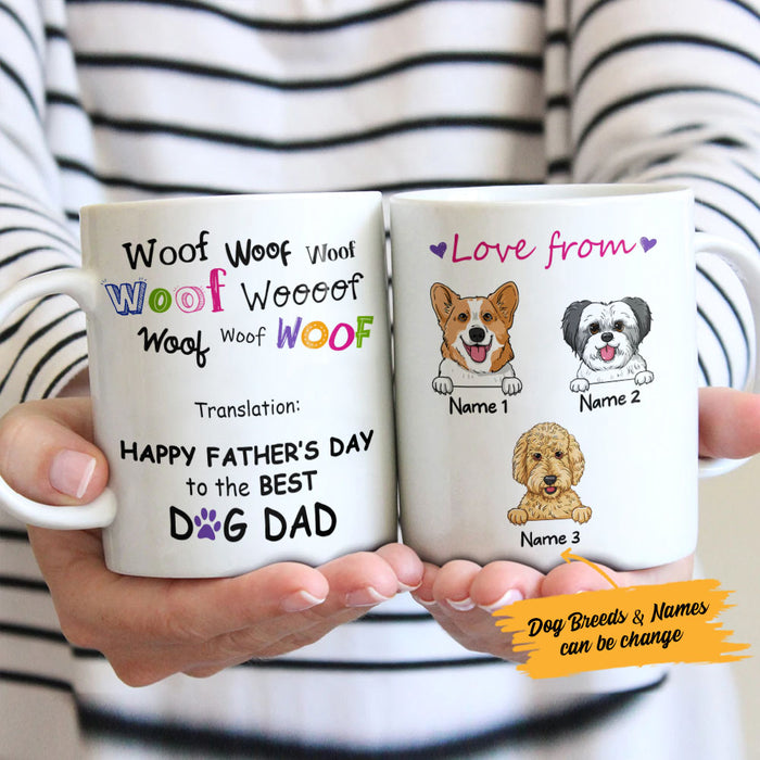 Personalized Dog Mom Dad Happy Day Mug FB231 95O53 1