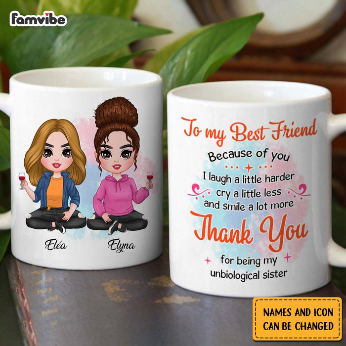 Personalized Gift For Friends Sister Thank You Mug 30902 1