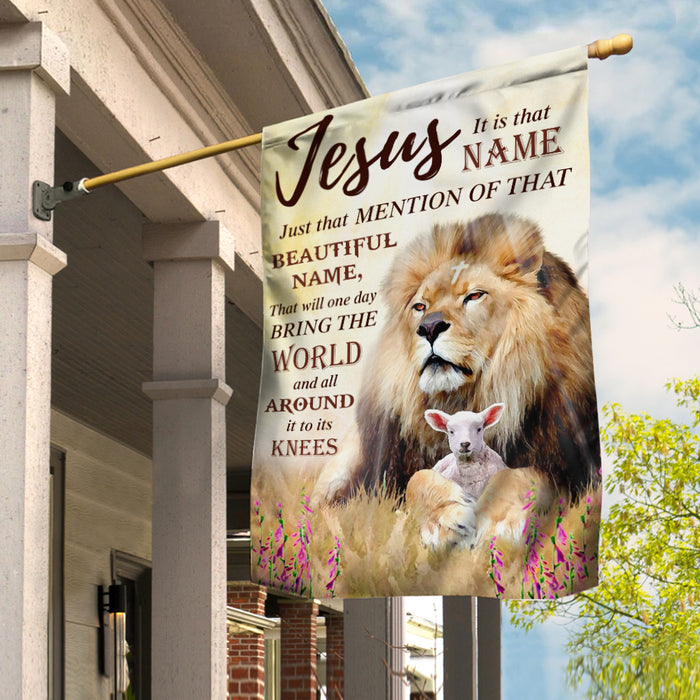 Jesus Is That Beautiful Name Flag JL251 29O47 1