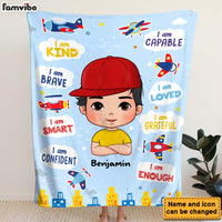 Personalized Gift For Grandson I Am Kind Blanket 32031 thumb 1