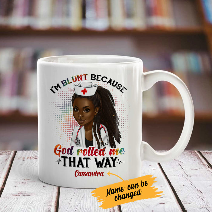 Personalized BWA Nurse I'm Blunt Mug AG121 26O53 1