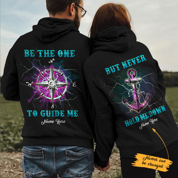 Personalized Anchor Compass Love Couple Hoodie SB194 81O60 1