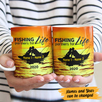 Personalized Fishing Husband & Wife Mug DB11 95O47 thumb 1