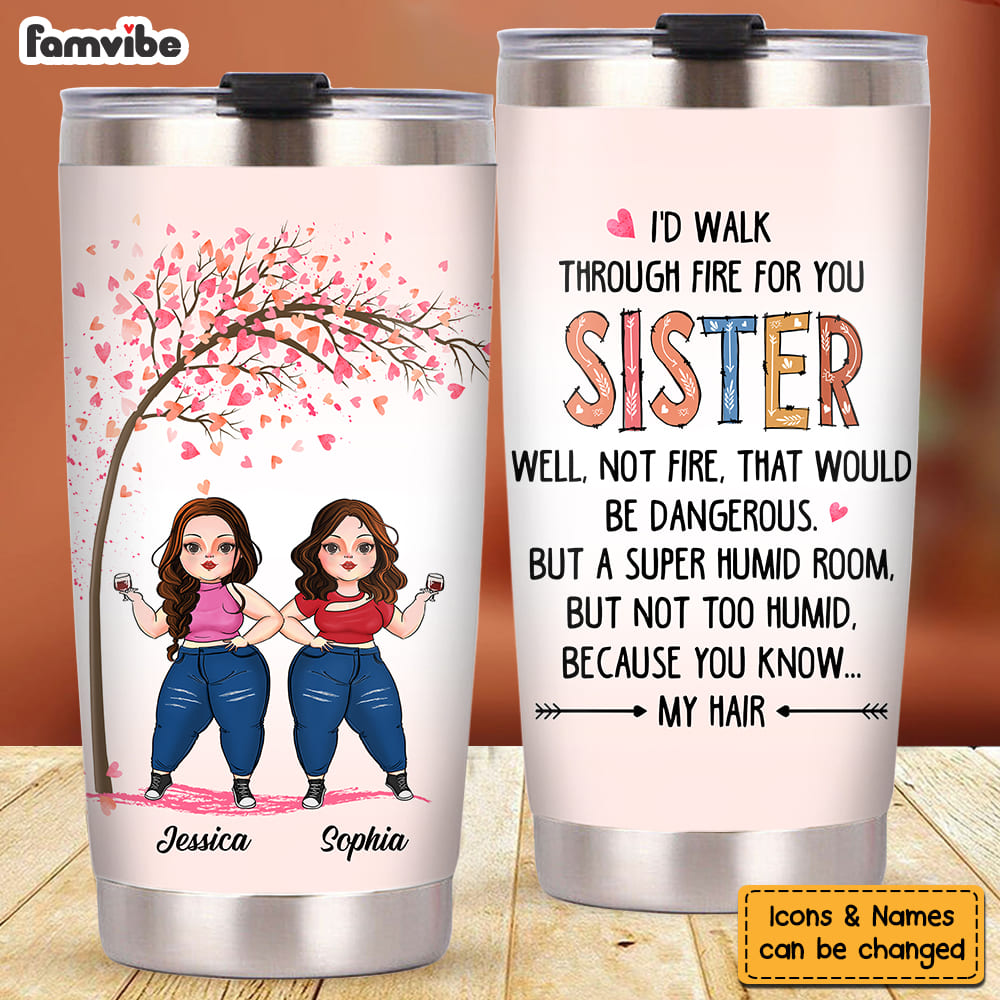 Personalized Gift For Friend Sisters Steel Tumbler 31089 Primary Mockup
