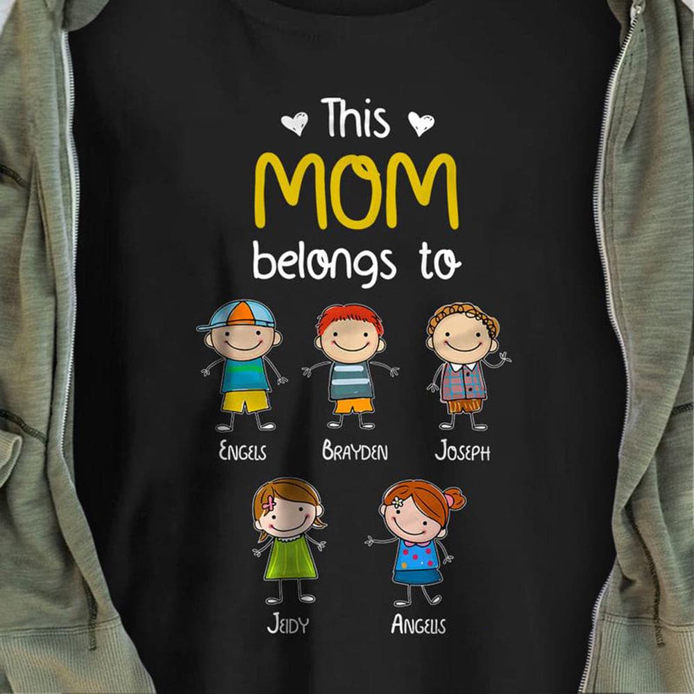 Personalized Mom  T Shirt MY111 81O34