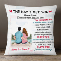 Personalized Letter To My Lover Couple Pillow MR21 73O53 (Insert Included) thumb 1