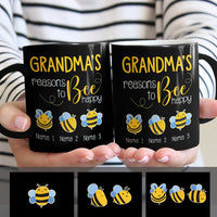 Personalized Mom Grandma Bee Mug MR302 95O34 thumb 1