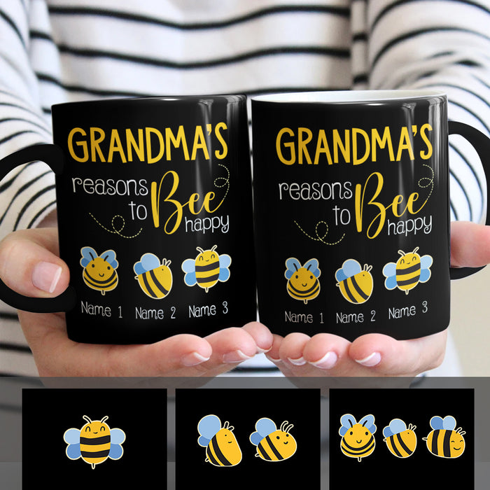 Personalized Mom Grandma Bee Mug MR302 95O34 1