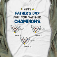 Personalized Dad Grandpa From Swimming Champion T Shirt MY31 95O58 thumb 1