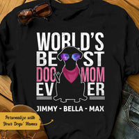 Personalized Dog Mom T Shirt JN152 67O58 thumb 1