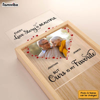 Personalized Couple Gift Every Love Story Is Beautiful Picture Frame Light Box 31316 thumb 1