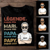 Personalized Legend French Husband Daddy Grandpa T Shirt JN234 25O47 1
