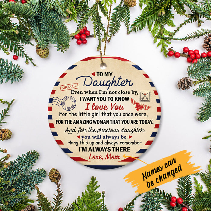 Personalized Letter To Daughter  Ornament SB510 81O47 1