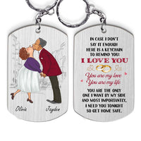 Personalized Couple I Need You Tonight Aluminum Keychain 31466 thumb 1