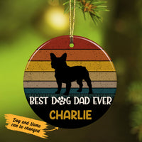 Personalized Best Dog Dad Ever  Ornament OB201 95O36 thumb 1