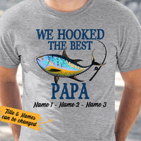 Personalized Fishing Dad Grandpa  T Shirt MR254 65O36 thumb 1