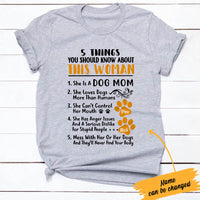 Personalized Dog Mom T Shirt NB22 99O60 thumb 1